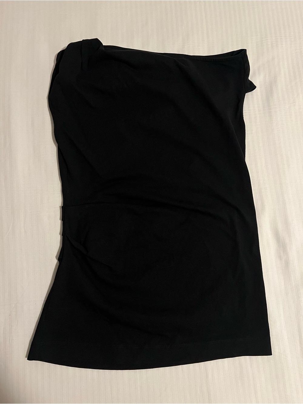 Dries Van Noten Black Off Shoulder Draped Top - Picture 4 of 6